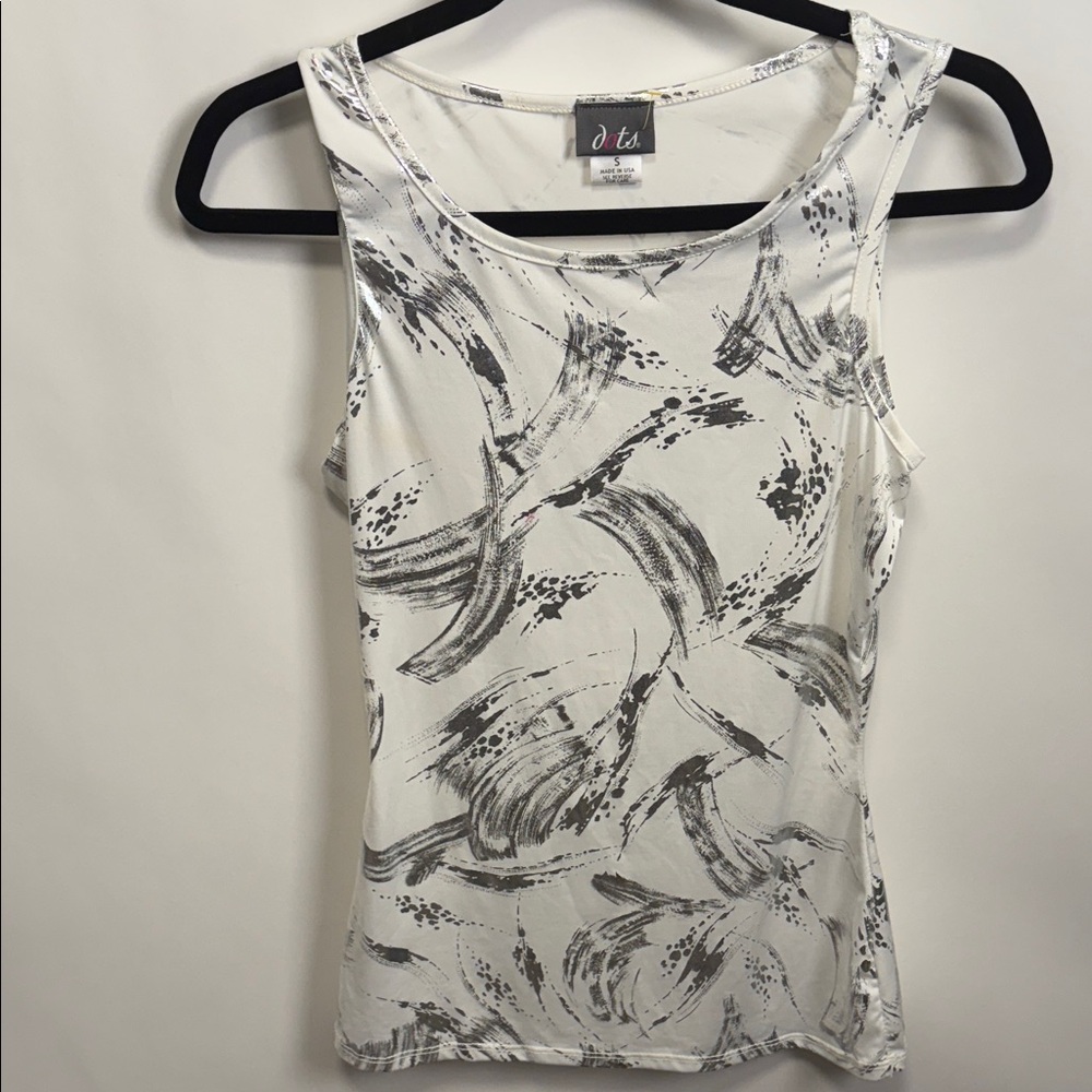 Dots Monochrome Artistic Tank Top